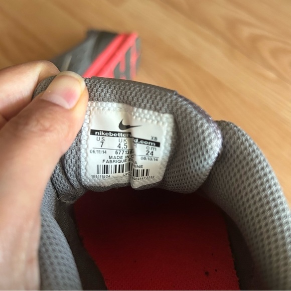 Nike Orive Gray Pink Running Trainers Sneakers Women’s 7 - Picture 2 of 11